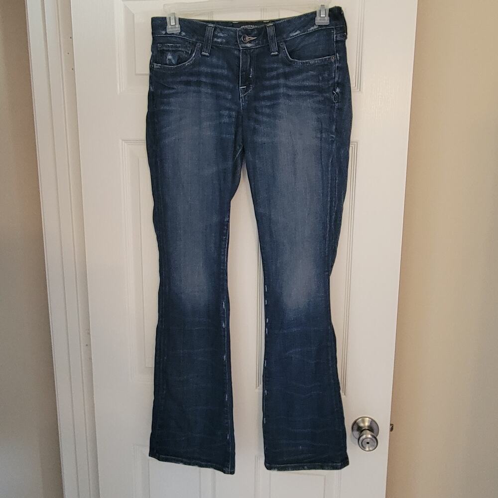 Lucky Brand‎ Woman's Jeans Lola Boot Jeans Size 8 29  outside patch